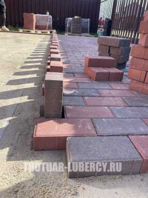 укладка тротуарной плитки брусчатка
